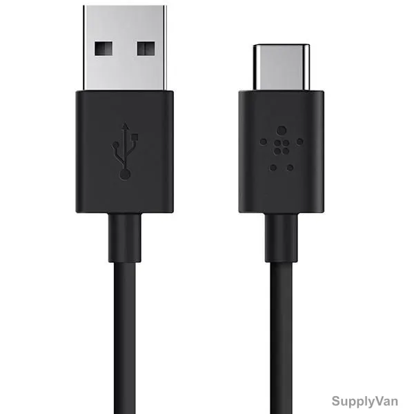 Belkin USB-A to USB-C Cable, F2CU032-BK, 1.8 Mtrs, Black — image 1