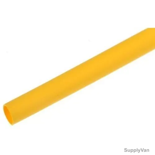 Wall Heat Shrink Tube, 6.4MM x 100 Mtrs, Yellow