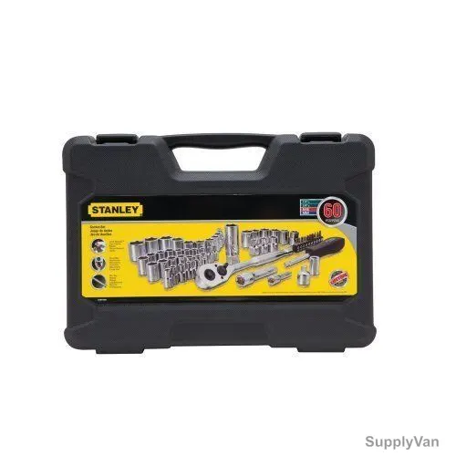 Stanley Socket Set, STMT71-650, 60Pcs