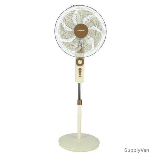 Olsenmark Stand Fan, OMF1788, 70W, 18 Inch, 7 Blade, Brown/White