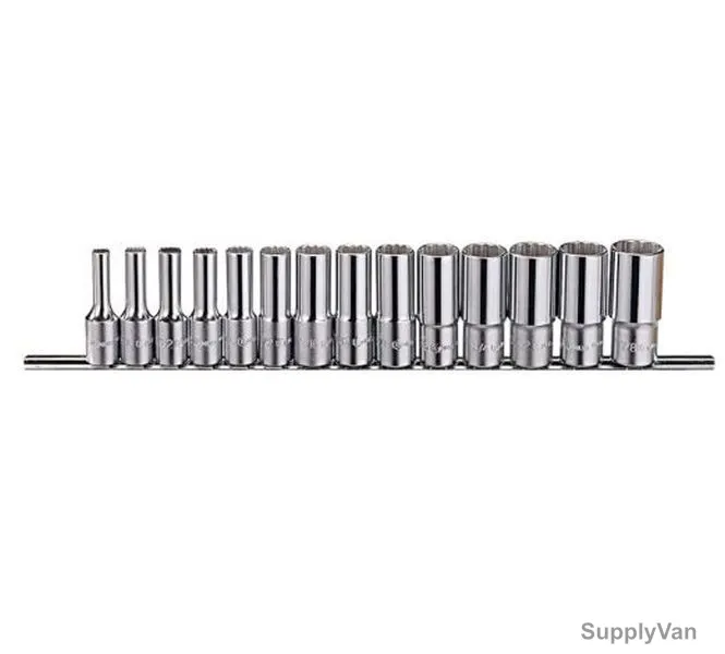Genius SAE Deep Hand Socket Set, TW-314SD, 14PCS