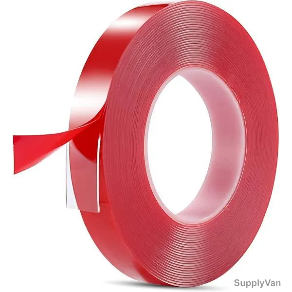 Acrylic Tape, 6MM Width x 5 Mtrs Length, Clear — image 1
