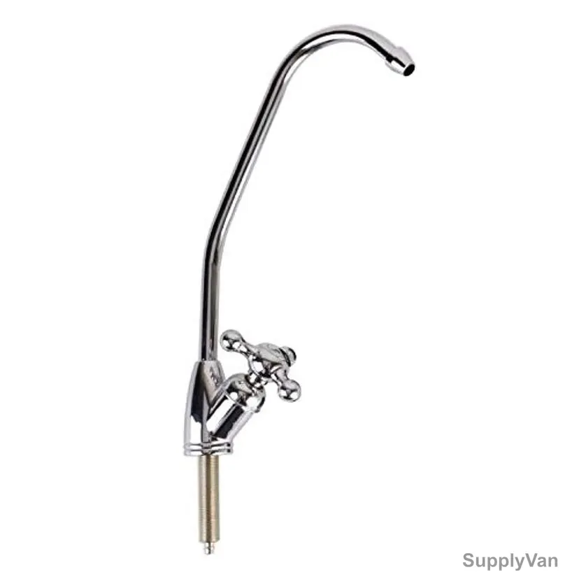 Novex Water Filter Faucet, NWTS-AC-06, Zinc/Stainless Steel, 25.5CM Height, 1/4 Inch Tube Dia, Polished Finish — image 1