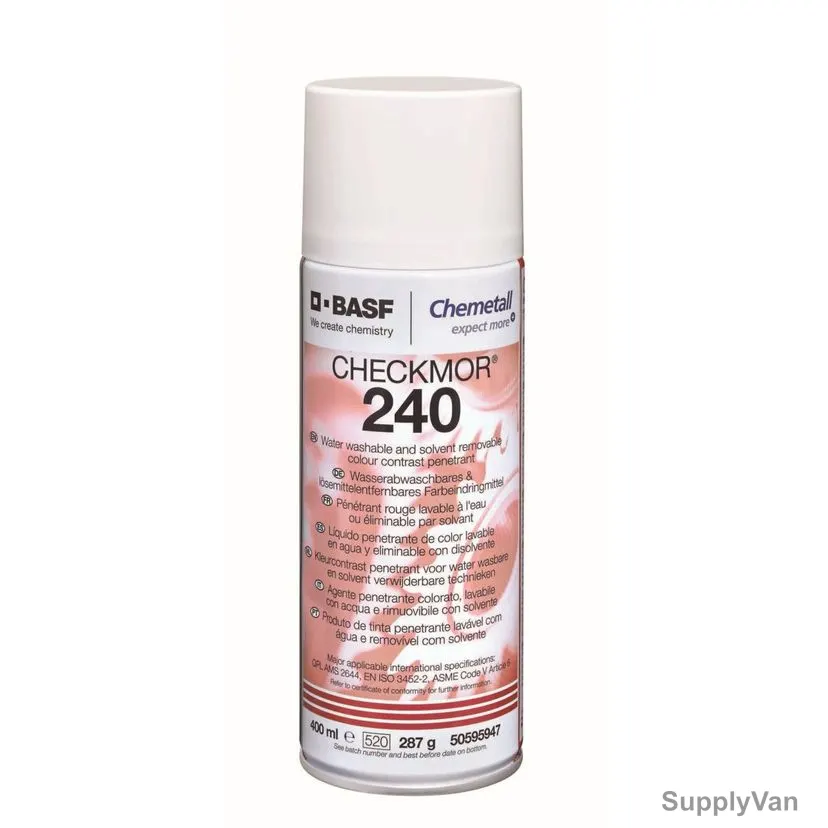 Chemetall Checkmor 240 Color Contrast Penetrant, 400ML