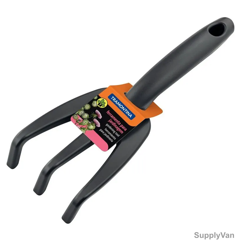 Tramontina Plastic Cultivator, 78108024, 3 Teeth, Black — image 1