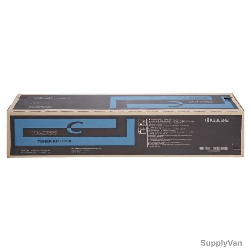Kyocera Toner Cartridge, TK-8305C, 15000 Pages, Cyan — image 1