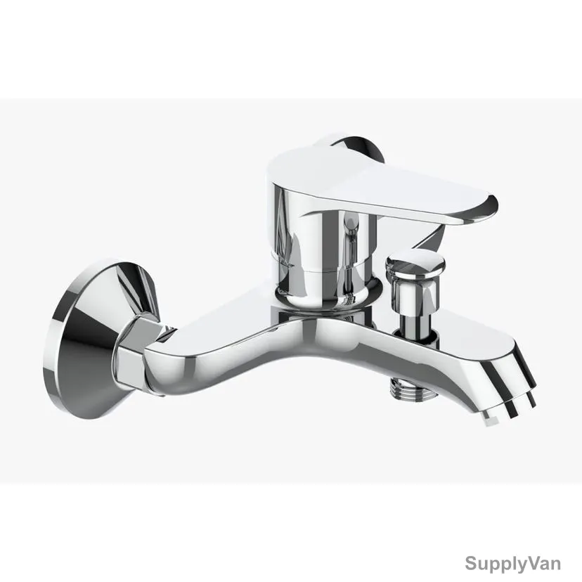 Cavil Bath Faucet, CSBF-VR404-UTH, Verona, Zinc, Chrome — image 1