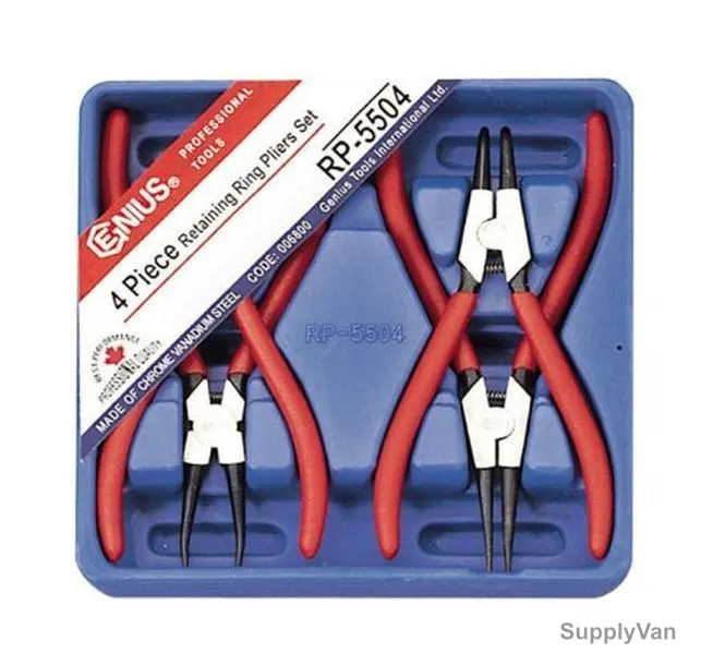 Genius Retaining Ring Pliers Set, RP-5504, 4PCS