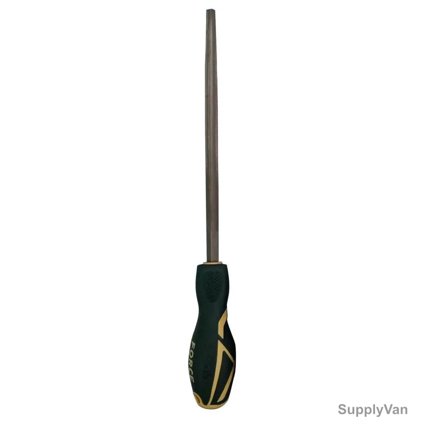 Force Triangular File, 5056P5, Stainless Steel, 8 Inch