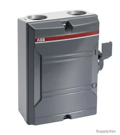 Abb Enclosed Switch Disconnector, KSE340TPN, 3P, 40A