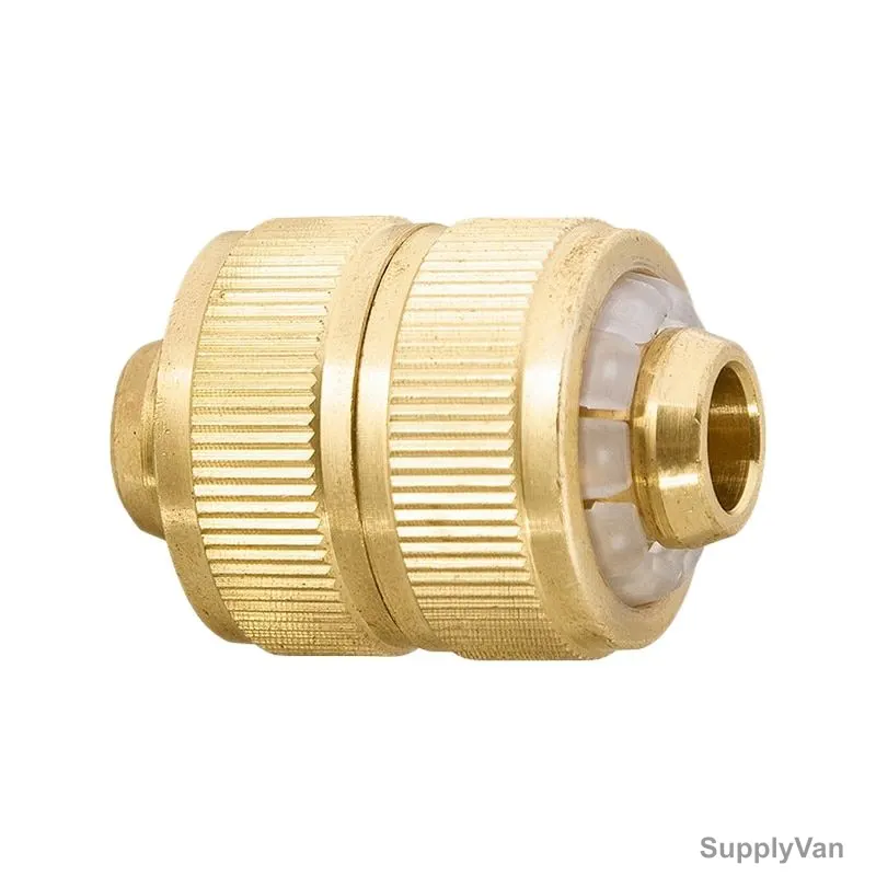 Palisad Repair Coupling For Hose, 665358, Brass, 1/2 Inch 