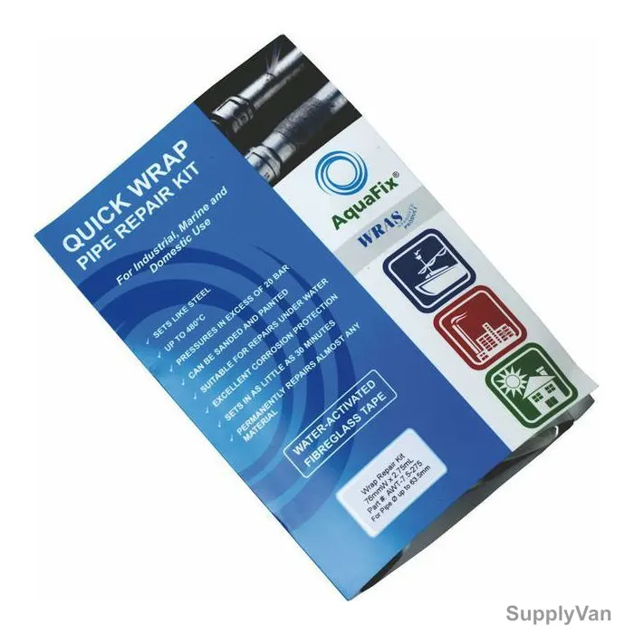 AquaFix Quick Wrap Pipe Repair Kit, 3 Inch Width x 2.75 Mtrs Length, 3 Pcs/Kit — image 1