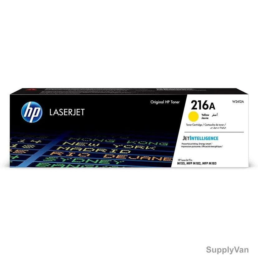 HP 216A Original LaserJet Toner Cartridge, W2412A, 850 Pages, Yellow