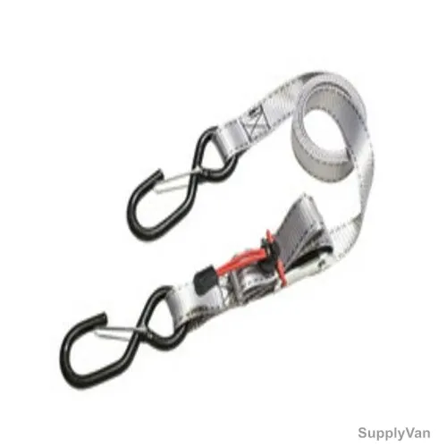 Master Lock Tie Down Strap, ML3062EURDAT, Polyester, Grey, 1.8 Mtrs