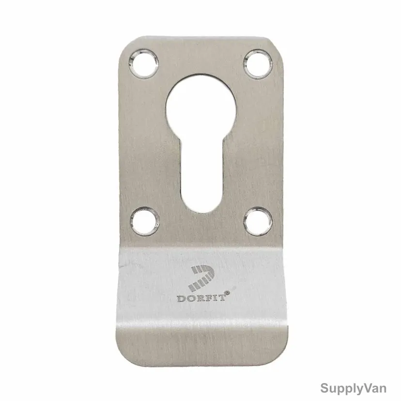 Dorfit Euro Profile Pull Cylinder, DTFH012, Stainless Steel, 40MM Width x 78MM Length, Silver — image 1