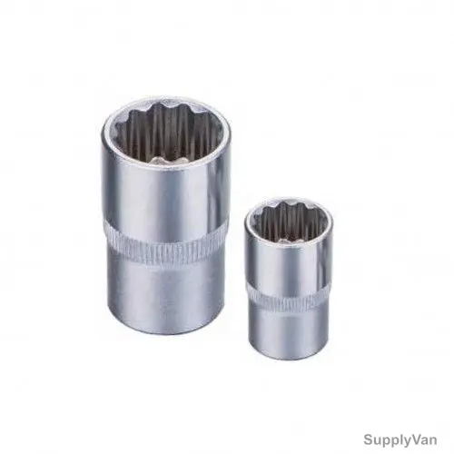 Uken 12 Point Standard Socket, U5621, 1/2 Inch Drive, 21MM