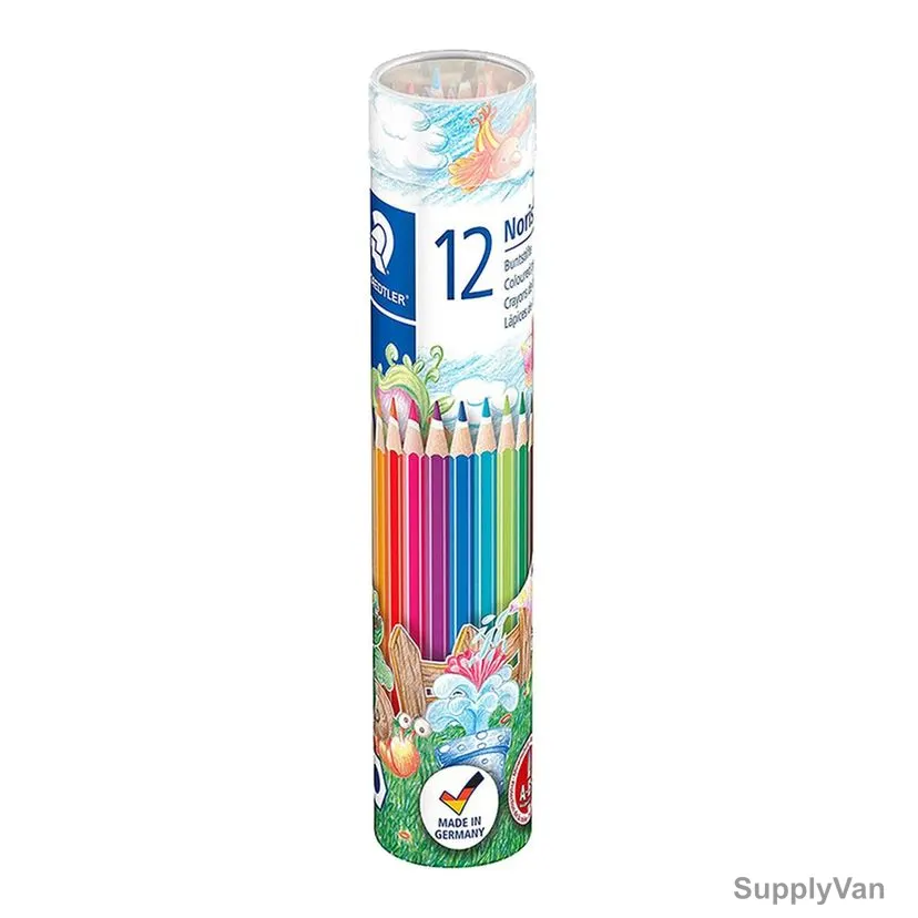 Staedtler ST-144-NMD12 Noris Club Color Pencil Set, STP-PACK-190, Assorted Colors, 12 Pcs/Set