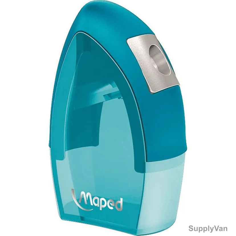 Maped Tonic Pencil Sharpener, MD-006800, 1 Hole, Light Blue