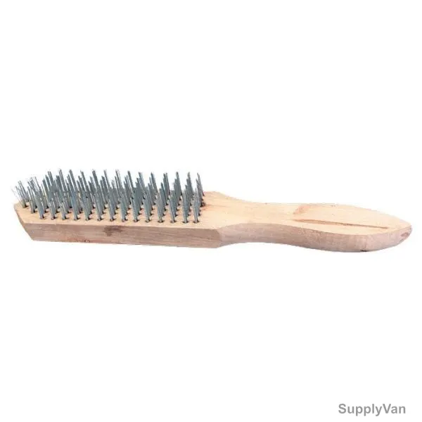 Sparta 5-Row Metal Brush With Wooden Handle, 748245, 24 x 120MM