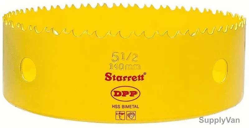 Starrett Dual Pitch Professional Hole Saw, DH0512, 140mm
