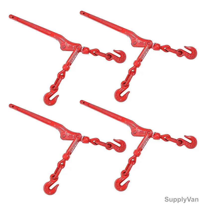 Amarine Lever Chain Load Binder, CB1404PACK, 5/16 x 3/8 Inch, 5400 Lbs Working Load Limit, 4 Pcs/Pack — image 1
