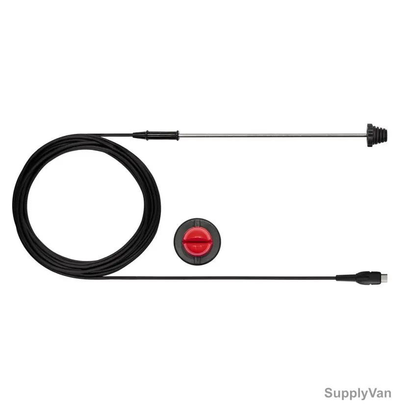 Testo Combustion Air Temperature Probe, 0600-9799, 2.2 Mtrs, -50 to 125 Deg.C
