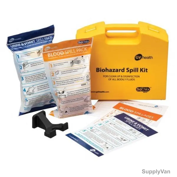 GV Health Mini Biohazard Spill Kit, MJZ016, 19 Pcs/Kit