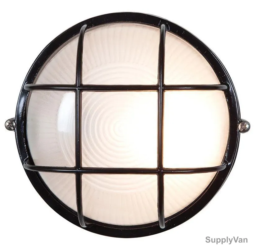 Syv Wall Light, Sunset, 60W, Black