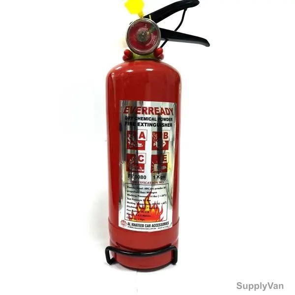 Everready Dry Chemical Powder Fire Extinguisher, Nitrogen, 2KG, ABC