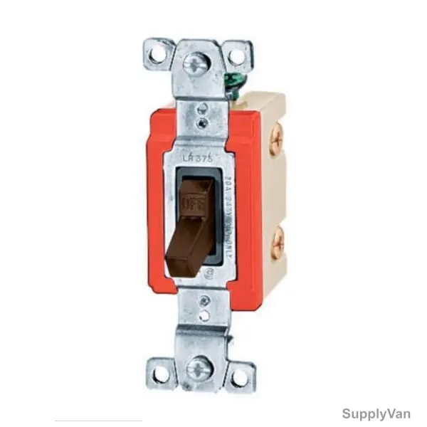 Hubbell 3 Way Toggle Switch, HUBHBL18223ICN, 20A, 347VAC