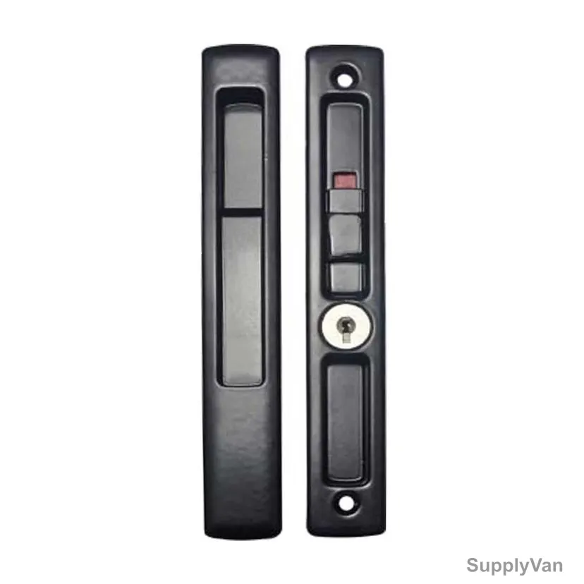 Dorfit Klik Lock With Key, DTKWK-BK, Aluminium, 25MM Width x 186MM Length, Black