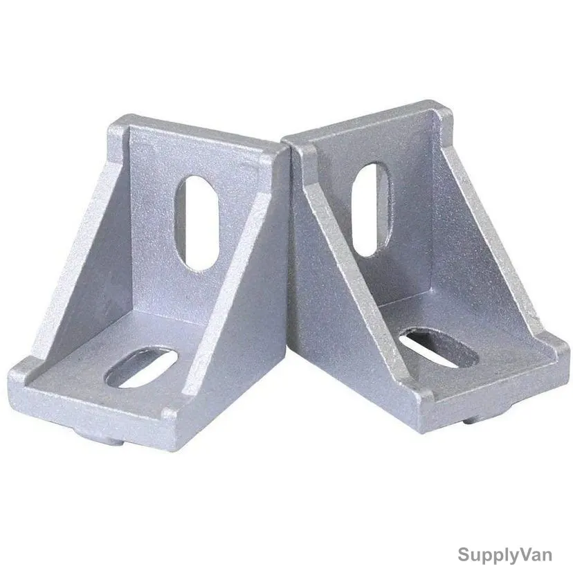 Extrusion 90 Degree Corner Bracket, 40 Series, Aluminium, 40 x 40MM, PK2