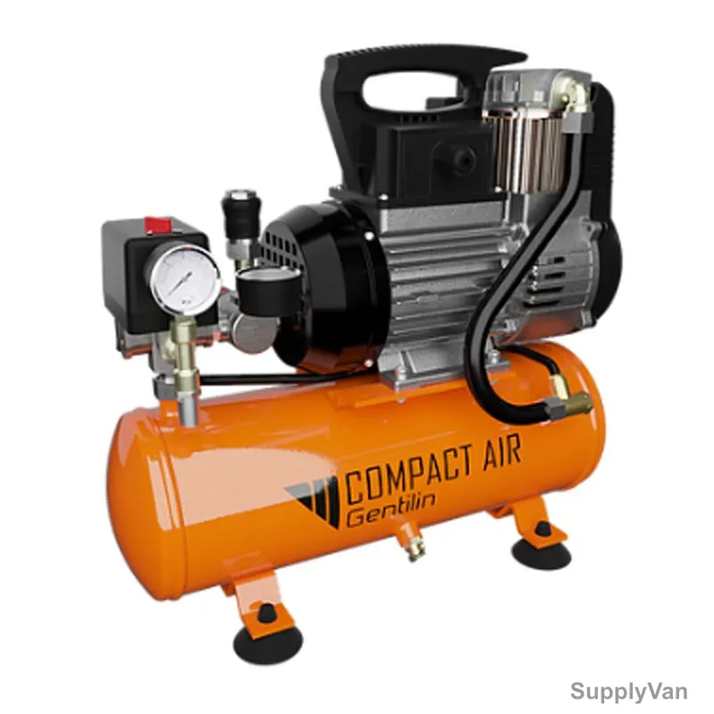 Gentilin Portable Oil-Free Air Compressor, B110-05, 0.75kW, 8 Bar, 5 Ltrs — image 1