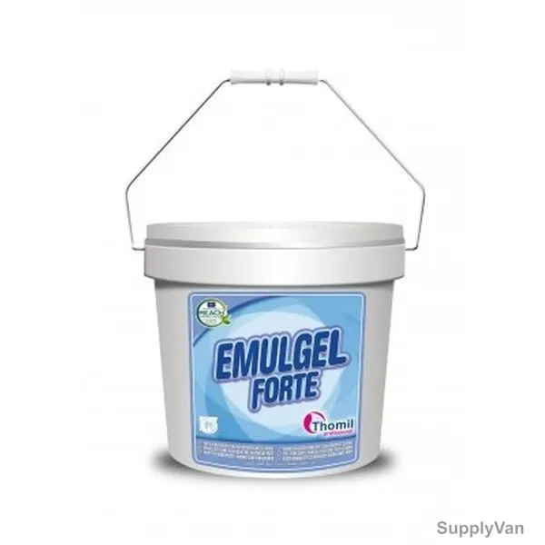 Thomil Emulgel Forte Granulated Hand Degreasing Renovating Paste, HAHP048, Citric Scented, 10 Litre, White