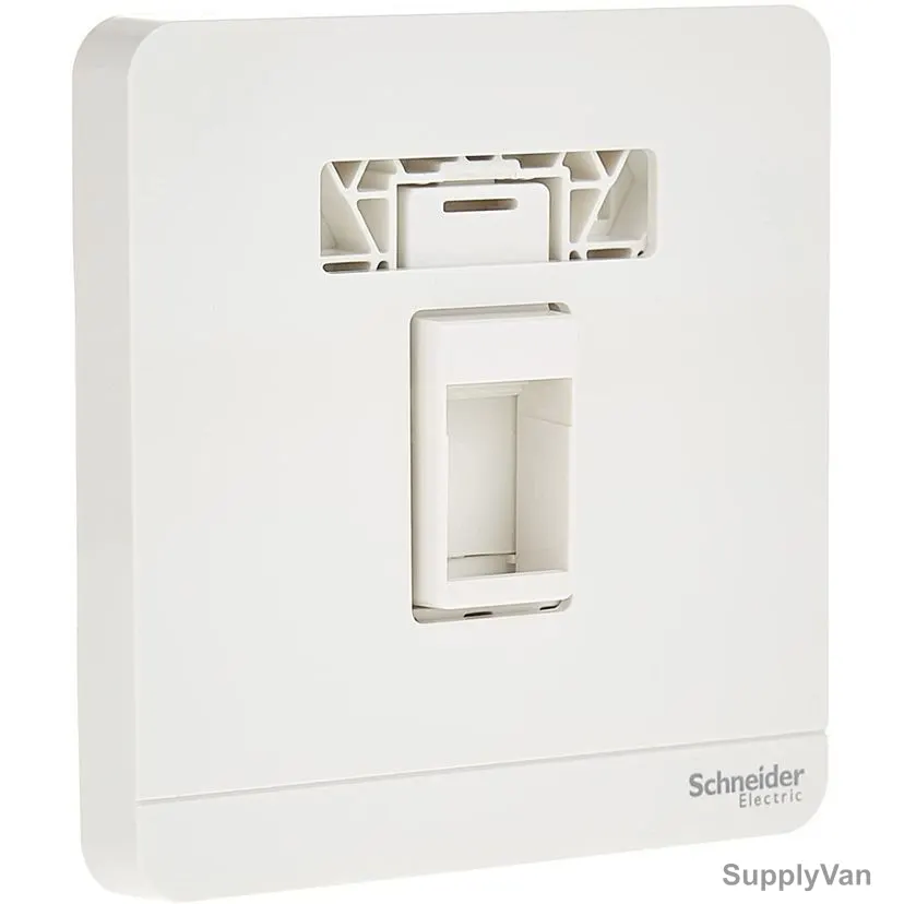 Schneider Electric Electrical Wall Plate, E8331RJS-WE, AvatarOn, 1 Gang, White