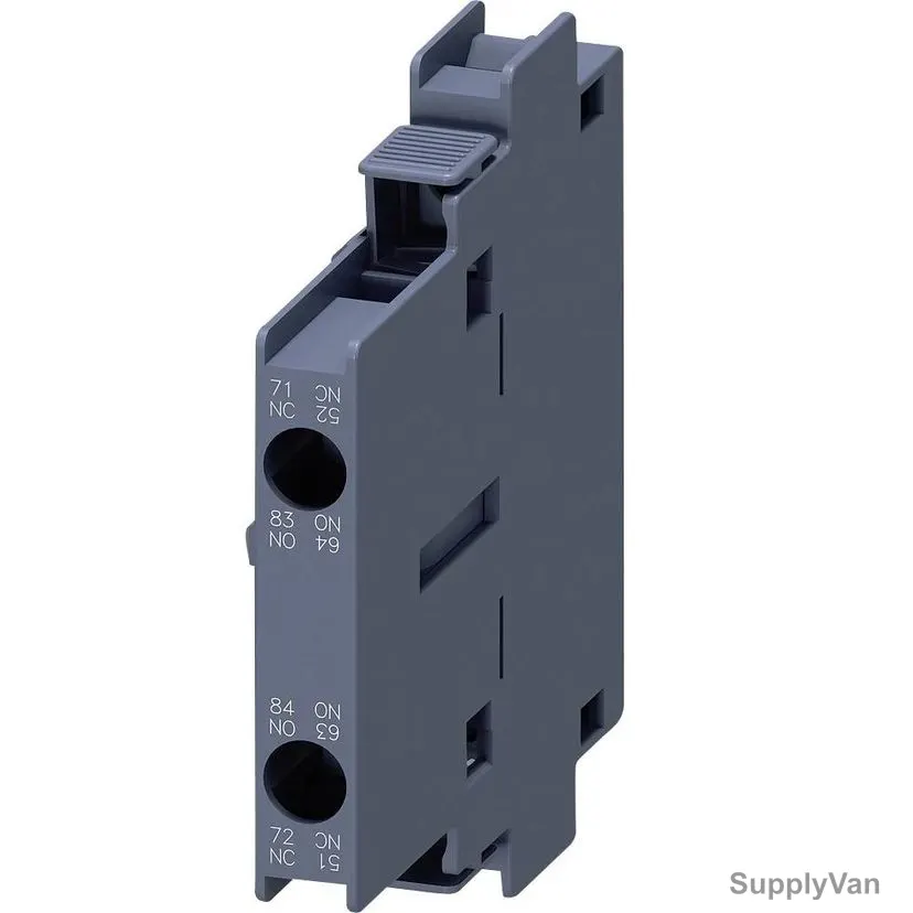 Siemens First Lateral Auxiliary Switch For 3RT1 Contactor, 3RH1921-1EA11, 500V, IP20, 1NC + 1NO