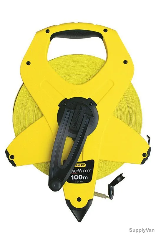 Stanley Fibreglass Open Measuring and Layout Tool, 2-34-777, 12.7MM x 100 Mtrs