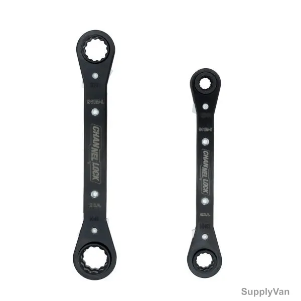 Channellock 4-in-1 Metric Ratcheting Combination Wrench Set, CL-841M, 2 Pcs/Set — image 1