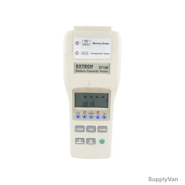 Extech Battery Capacity Tester, BT100, 40V
