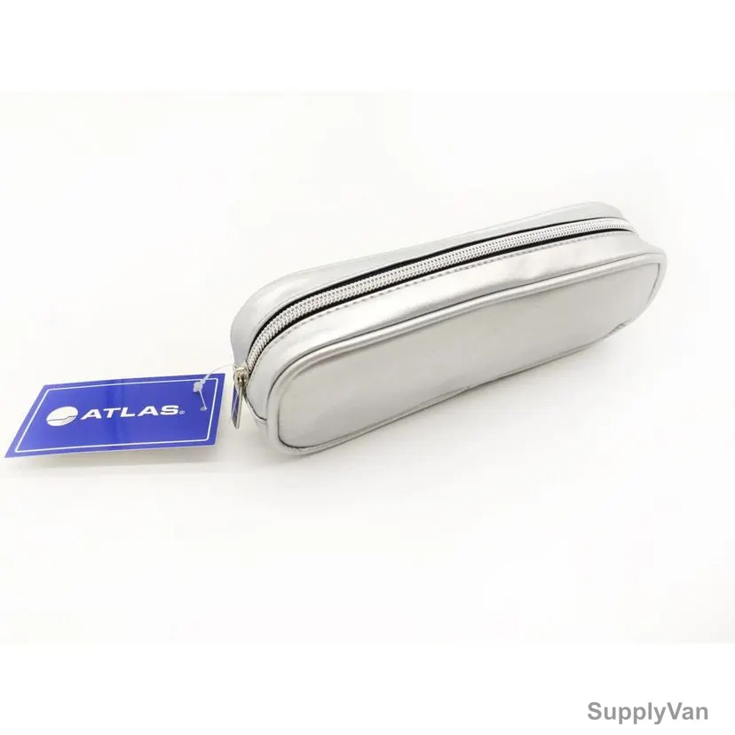 Atlas Pencil Case, AS-PP-030, Silver