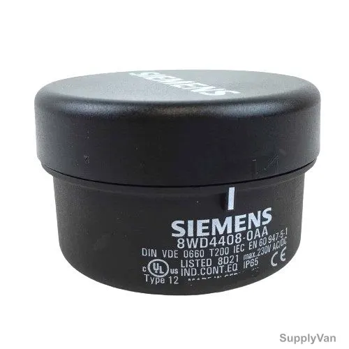 Siemens Signalling Column Connection Element, 8WD4408-0AA, IP65, 70MM Dia, 42.5MM Height — image 1