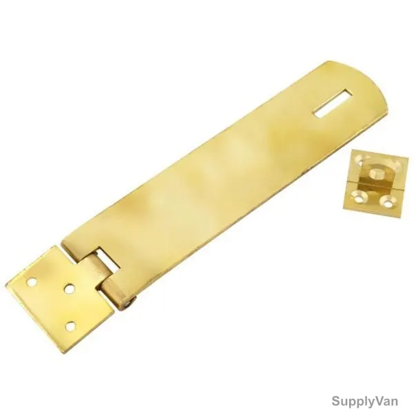 Robustline Hasp And Staple, 6 Inch, Brass