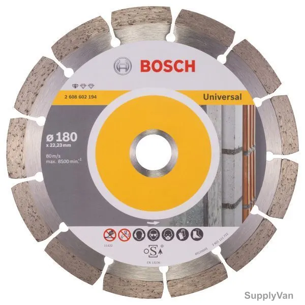 Bosch Diamond Professional Cutting Disc, Universal, 180MM