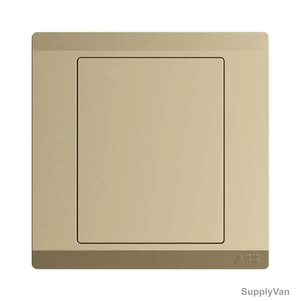 Abb Electrical Blank Wall Plate, BL504-PG, lnora, 1 Gang, Royal Gold — image 1