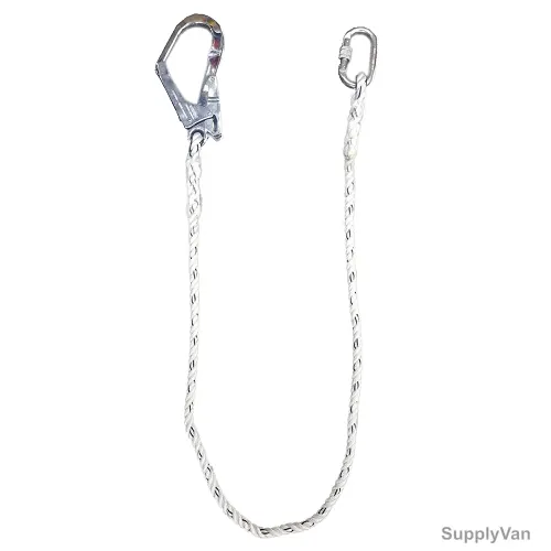 Ameriza Rope Lanyard, A111151123, Vertex Rope U, 1.8 Mtrs, White