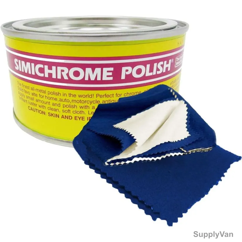 Rosenthal Heavy Duty Simichrome Metal Polish Cream With Cloth, 250GM — image 1