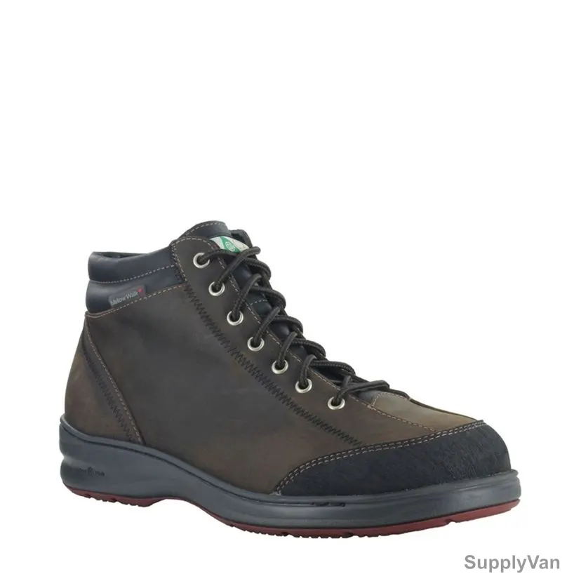 Mellow Walk Safety Shoes, PATRICK-2-0-515209, Leather, Size39, Brown — image 1