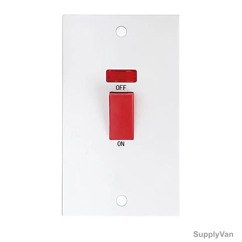 Tenby DP Switch, 7777, w/ Power Indicator, 45A, 250VAC