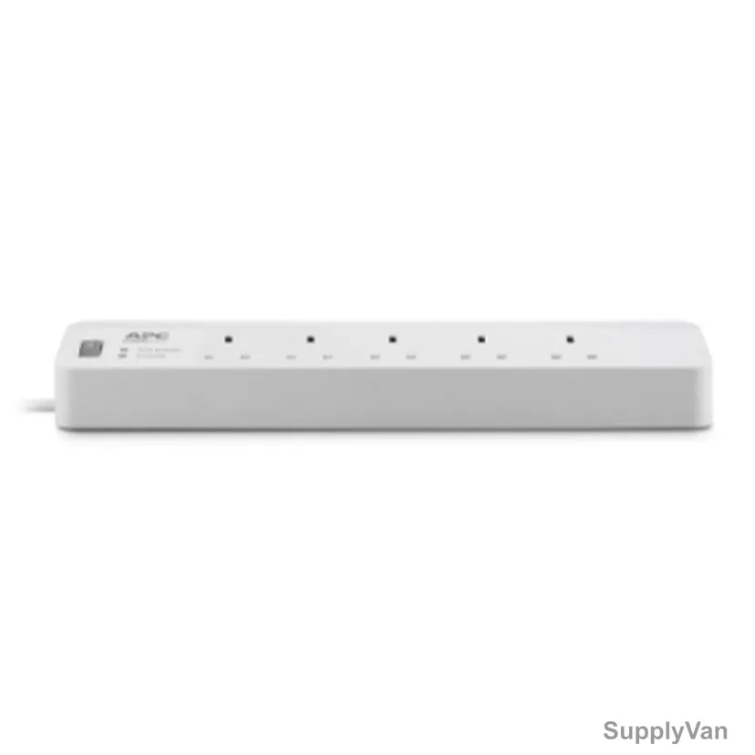 Schneider Electric APC Essential Surge Protector, PM5-UK, 5 Gang, 13A, 230V, White — image 1