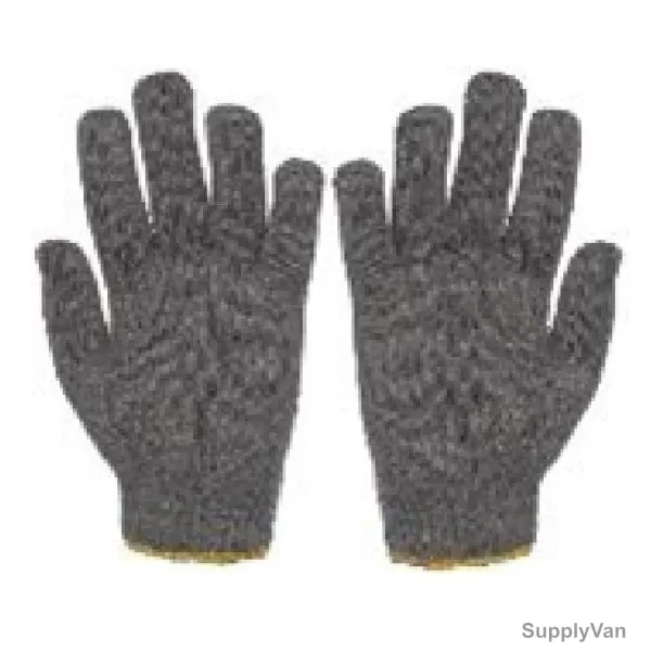 Knitted Gloves, G46, Free Size, Grey, PK12
